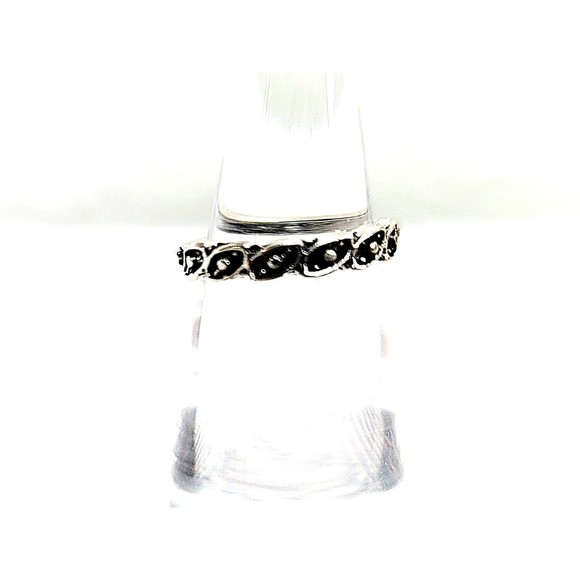 Vintage Silver Evil Eye Ring Size 6 Women's Jewelry - Picture 1 of 2